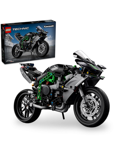 Конструктор Лего Техник Мотоцикл Kawasaki Ninja H2R | LEGO Technic Kawasaki Ninja H2R Motorcycle 42170, 643 детали (10+)