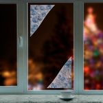 Украшение для окон и стекла ЗОЛОТАЯ СКАЗКА "Зимнее волшебство 1", 30х38 см, ПВХ, 591251