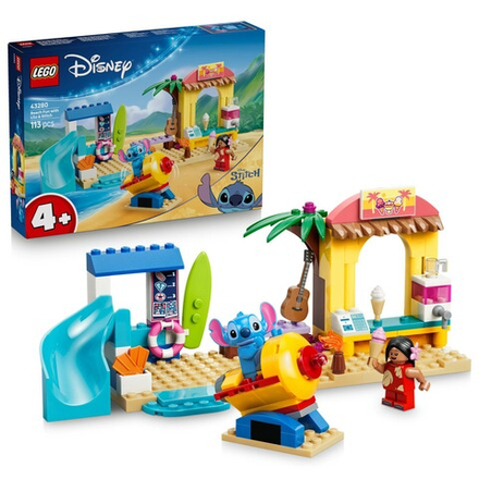 Конструктор LEGO Disney Classic 43280 Приключения на пляже Лило и Стич