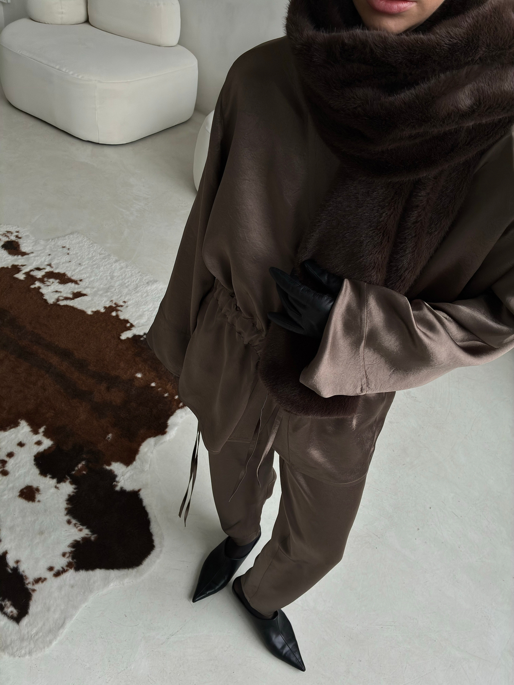 Аладдины Ацетат (кофейный хаки)