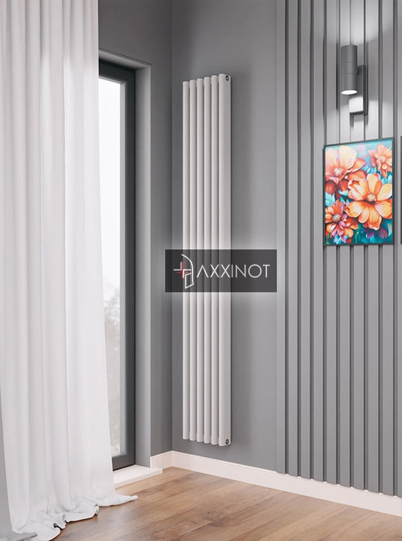 Axxinot Bramer V 2500 - вертикальный алюминиевый радиатор высотой 2530 мм