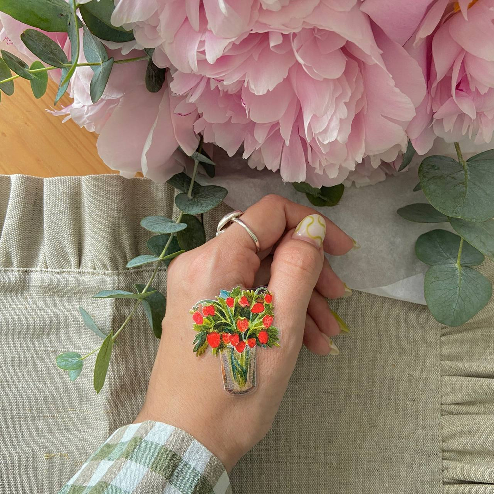 стикерпак «земляничное лето»