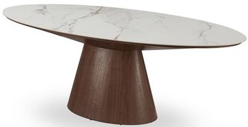 Стол овальный обеденный Carrara 230