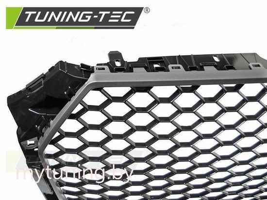 Решетка радиатора MATT GRAY SILVER RS-STYLE для Audi A4 B9