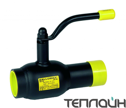 Шаровые краны БРОЕН БАЛЛОМАКС КШТ 60.101 резьба/сварка, с рукояткой