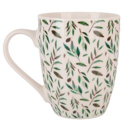 Кружка "Floristry" v=360мл (фарфор) (min12) (транспортная упаковка)