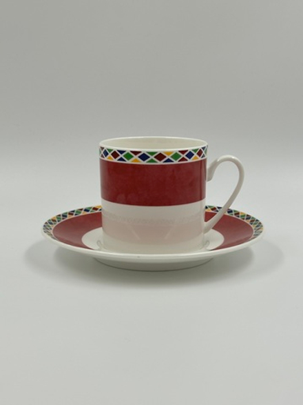 Кофейная пара красная Yves Saint Laurent by Yamaka