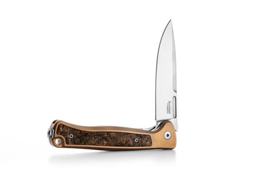 Нож складной Lion Steel Skinny Titanium Bronze - сталь MagnaCut, рукоять бронзовый титан