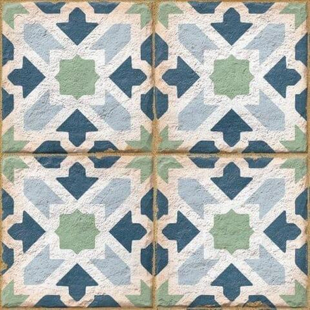 Ennface Pattern Morocco Cobalt 20x20