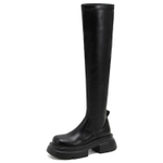 AGSDON Over the knee Boots 6cm Women"s Black