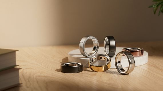 Умное кольцо Oura Ring 4 Ceramic (Керамика) – Midnight (Полночь)