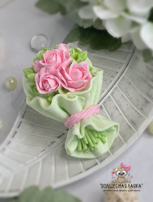Силиконовая форма Букет роз