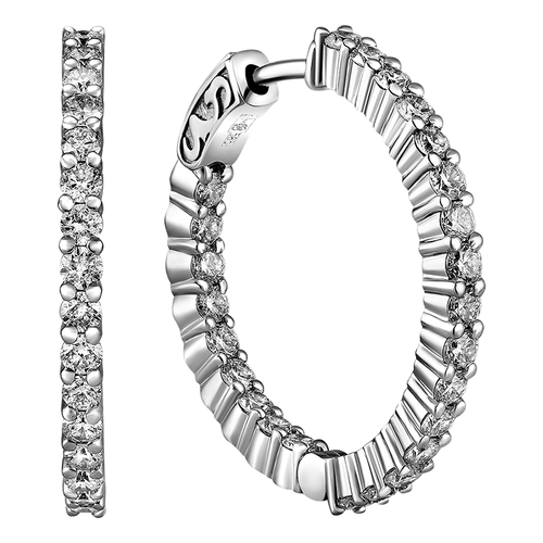 Серьги  1.807 ct