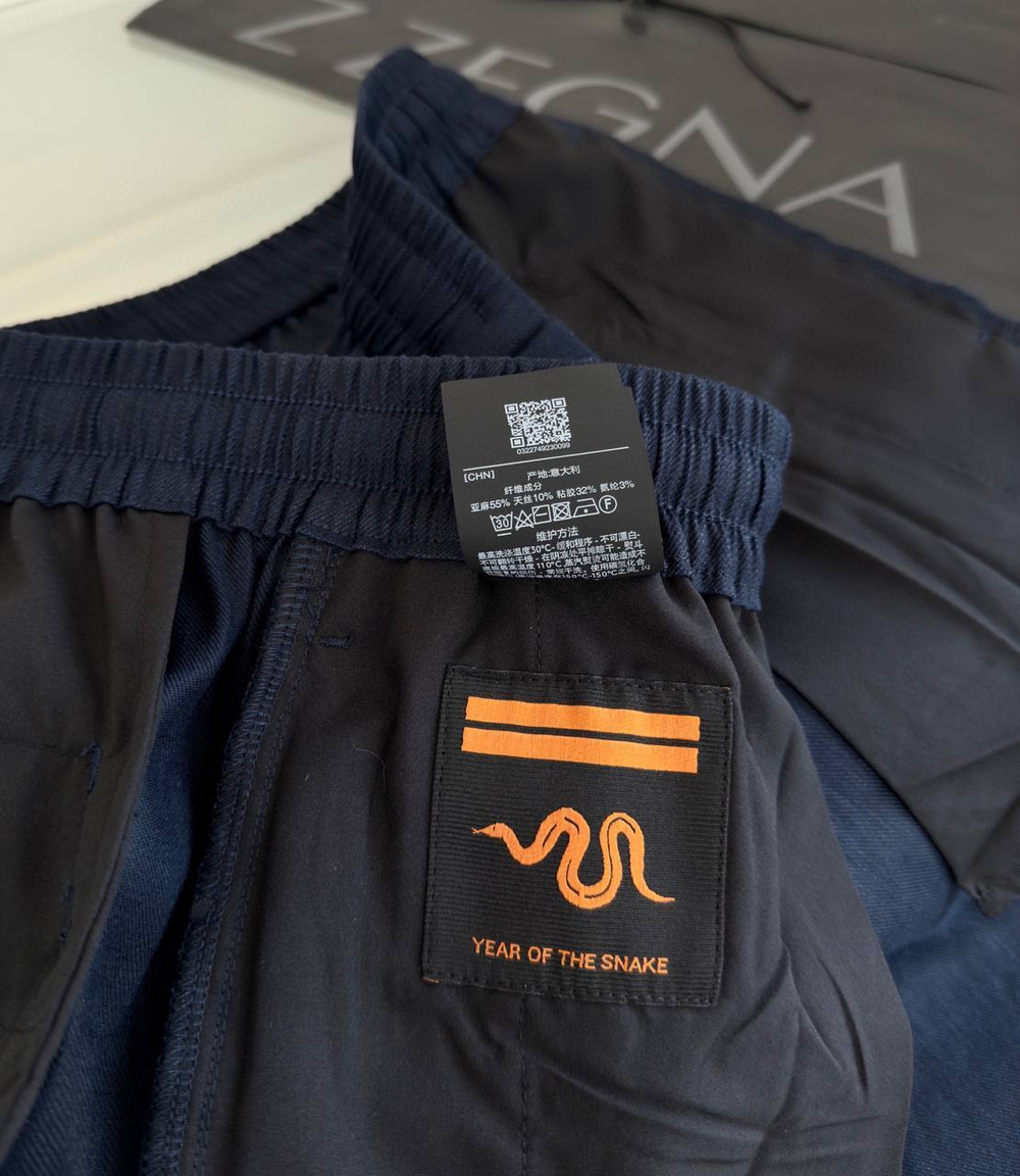 Льняные брюки Zegna