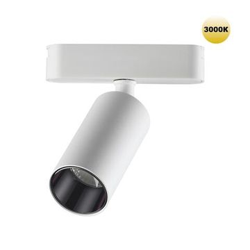 359255 SHINO NT23 191 белый Трековый светильник для низковольтного шинопровода IP20 LED 12W 48V 1080Лм 3000К SMAL