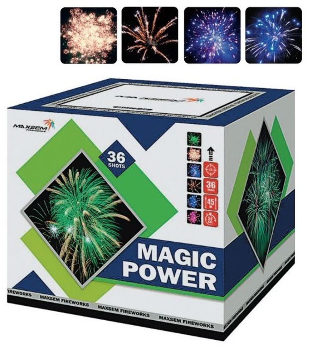 Батарея салютов "Magic Power" MC175-36 36 залпов * 1.7"