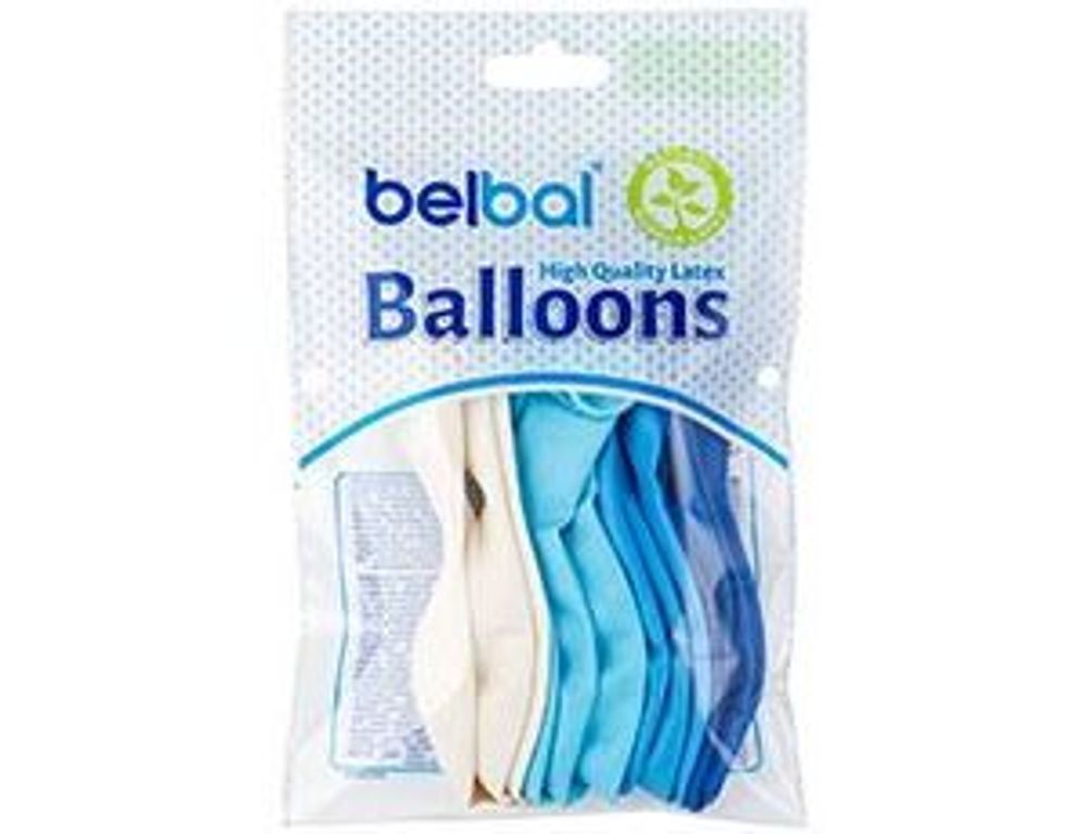 В 105 Пастель ассорти Голубая гамма 12шт