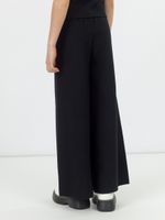 Брюки широкие для девочки AT991 черный