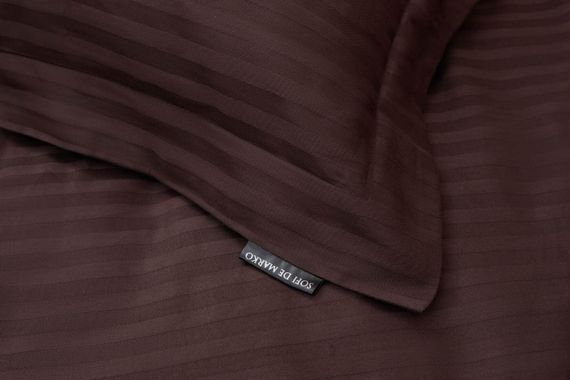 Моне (шоколад) страйп сатин 1.6