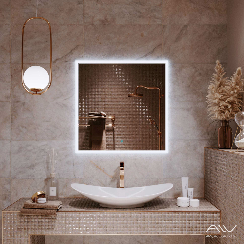 Зеркало Emma 70 с подсветкой и антизапотеванием