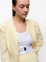 Сотуар "Egg" с черным агатом Gold