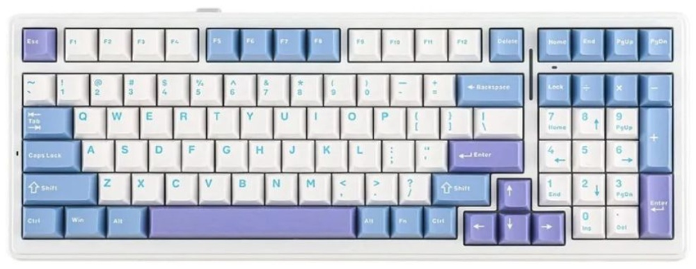 Клавиатура AULA F99 G/W3 WBP белый