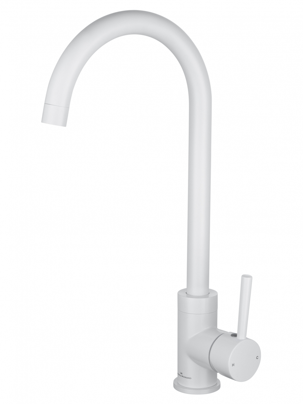 Смеситель для кухни WONZON & WOGHAND, Белый матовый (WW-A21102-MW)