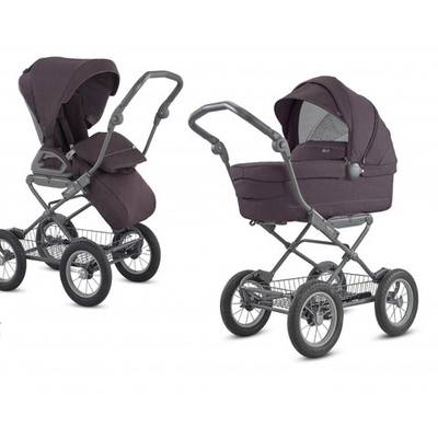 Коляска-люлька Inglesina Vittoria на раме ergo bike (фиолетовый)