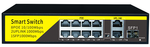 POE-803G-1 коммутатор PoE 8+2 гигабитных порта +1 SFP, металлический корпус