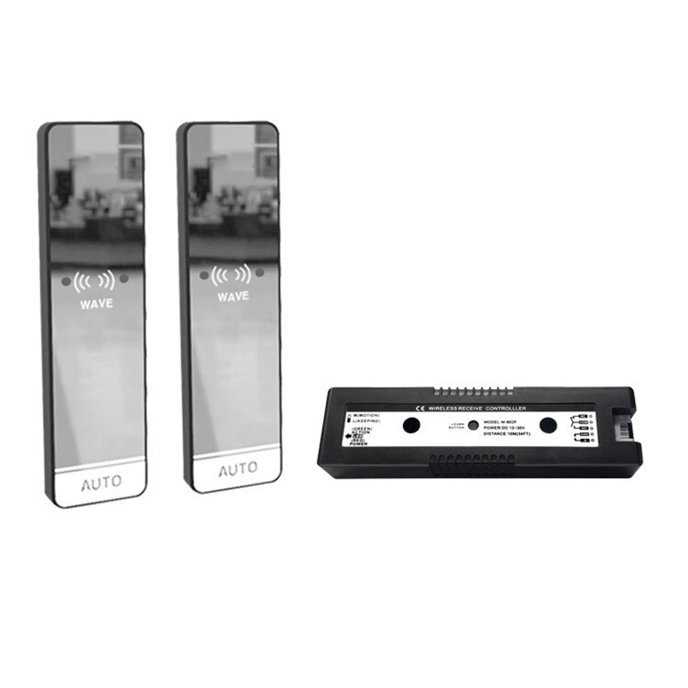 Датчик кнопка беспроводная бесконтактная (комплект 2 кнопки и приемник) M-602H