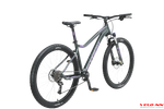 Велосипед 29" Stark'23 Tactic 29.4 HD черно-зеленый/сиреневый металлик