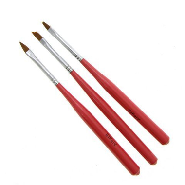 Кисти для геля в наборе 3 шт.