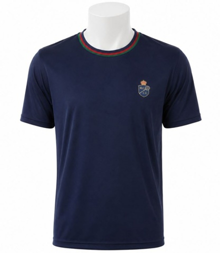 Теннисная футболка Monte-Carlo Country Club MCCC Patch & Print - navy