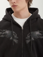 Худи Октябрь Speed Zip "Black"