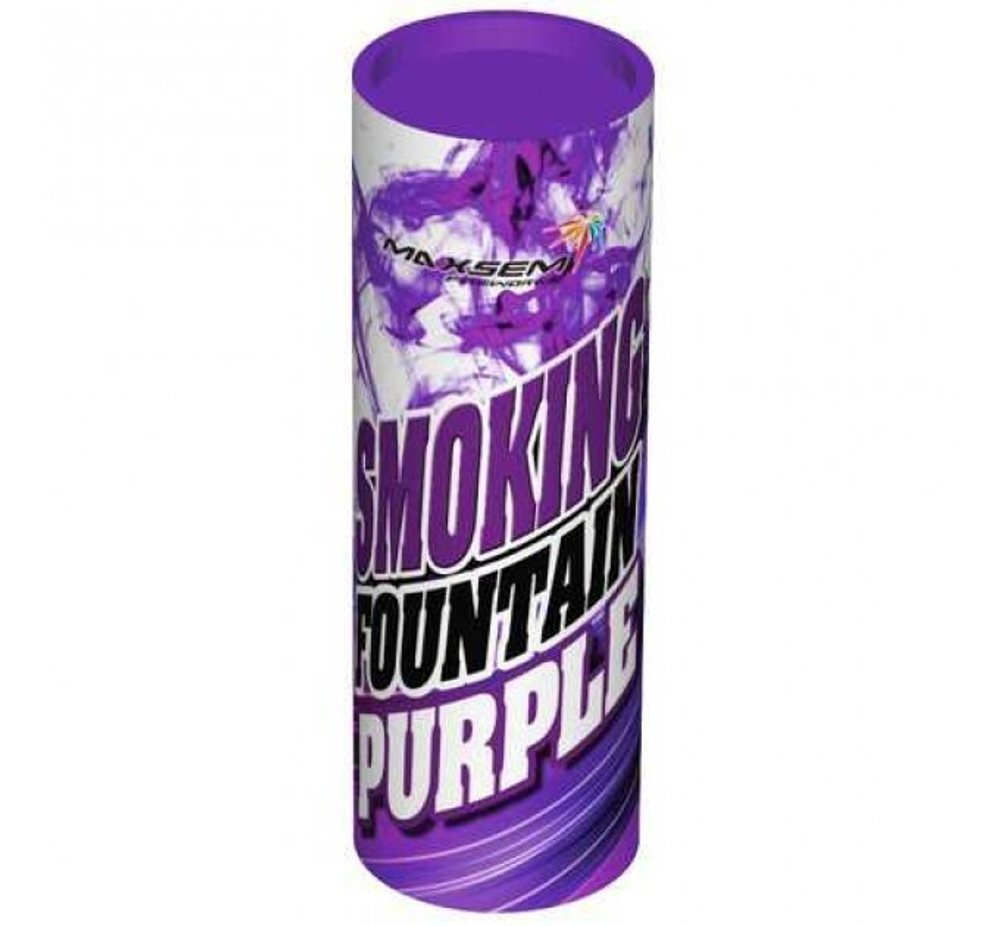 Дымовой фонтан цветной SMOKING FOUNTAIN PURPLE 1,75" 30сек. h-115мм