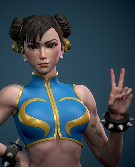 Чунь Ли Фигурка Chun-Li Street Fighter