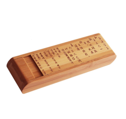 300001 Набор чайных инструментов  складной, 4 предмета + подставка,  бамбук