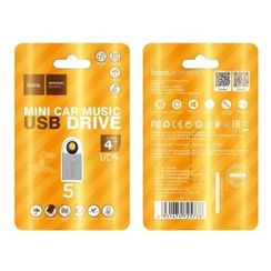 Yaddaş kartı \ Карта памяти \ Flash Card  HOCO UD9 Insightful, USB 2.0, 4GB, серебристый