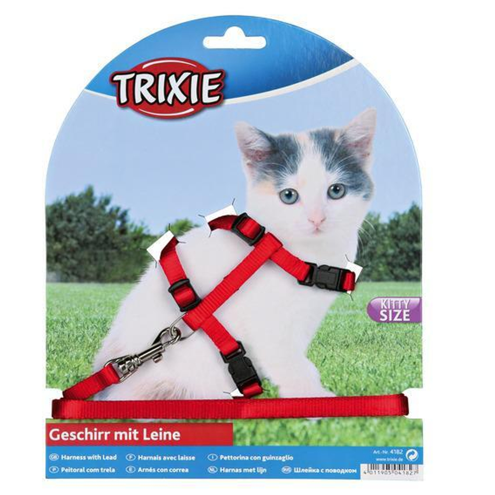 Trixie Шлейка для котят нейлон 4182
