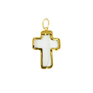 Подвеска Крест абалон ( black )