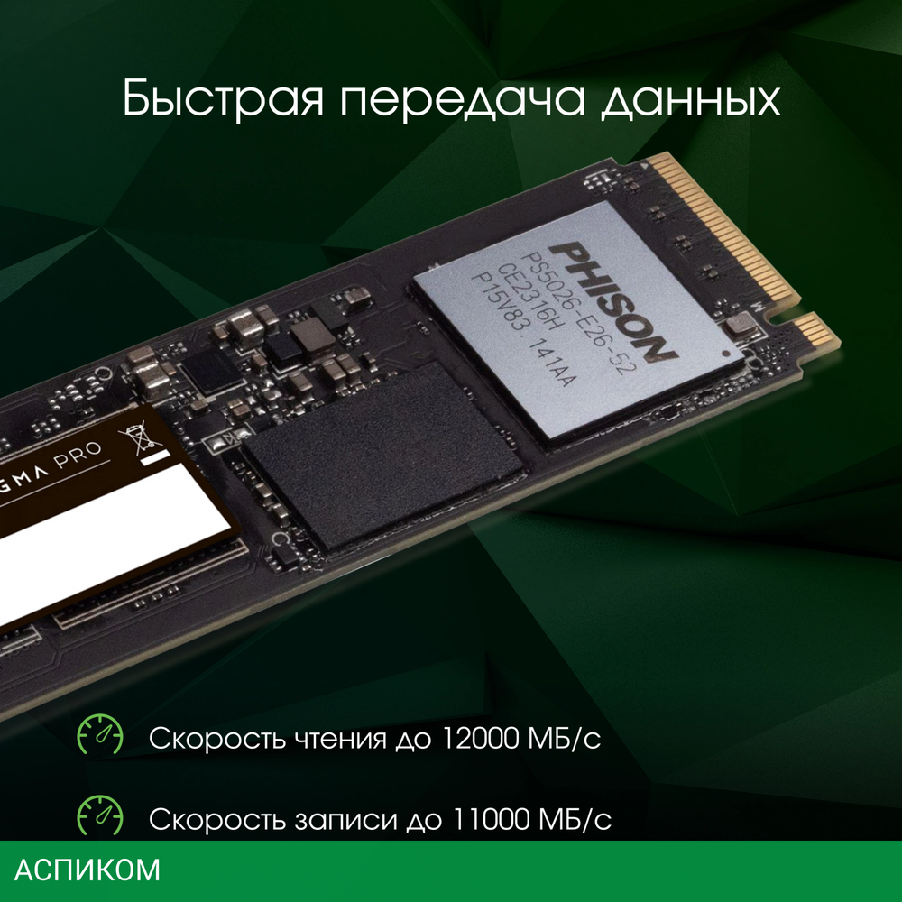 SSD диск Digma Pro Top P6 4TB (DGPST5004TP6T4)