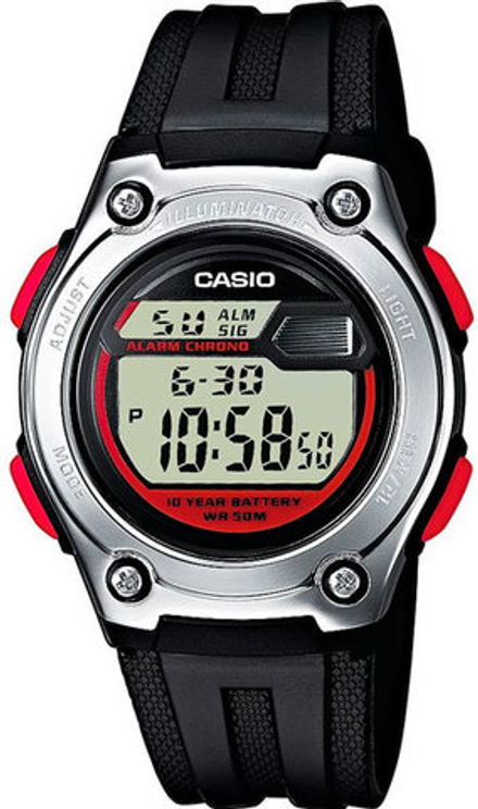 Японские наручные часы Casio Collection W-211-1B