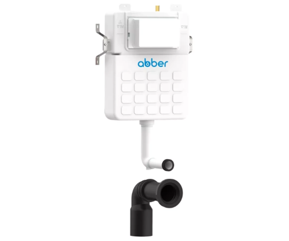 Смывной бачок скрытого монтажа ABBER AC0104 для приставного унитаза