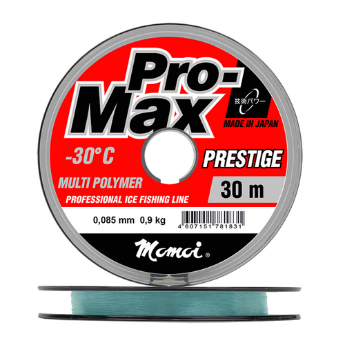 Леска Pro-Max Prestige 0,085 мм., 0,9 кг, 30 м, прозрачная