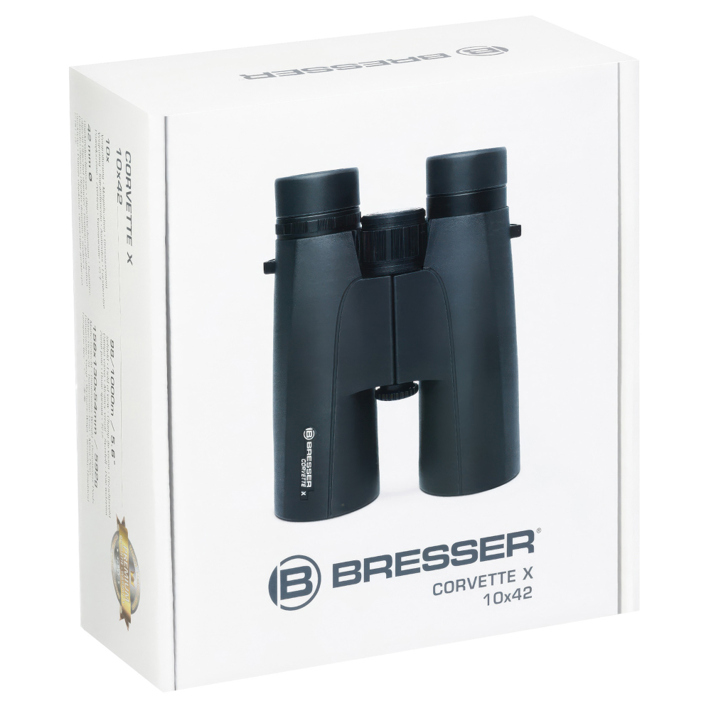 Бинокль Bresser Corvette X 10x42 WP — упаковка