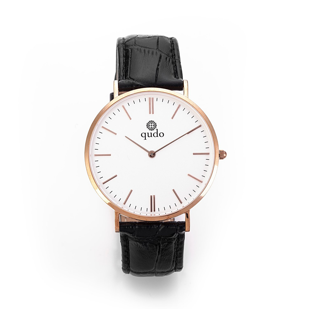 Часы Qudo унисекс Eterno 801027 BW/RG