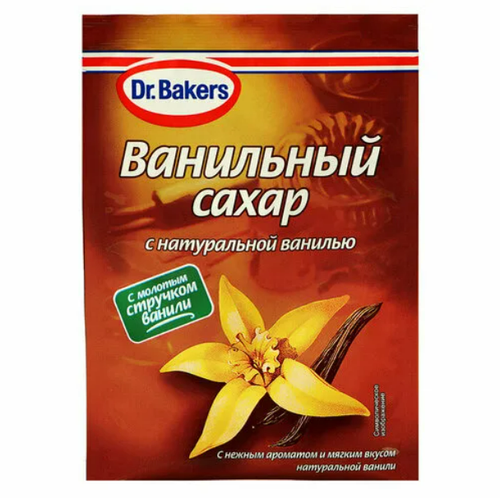 Сахар с натуральной ванилью 15 гр, dr.Bakers
