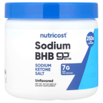 Nutricost, BHB натрия, goBHB®, без добавок, 250 г (8,9 унции)