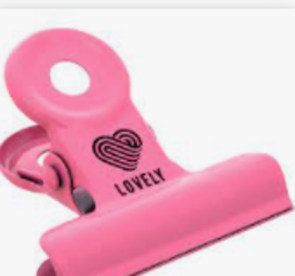 Зажим для саше розовый Lovely