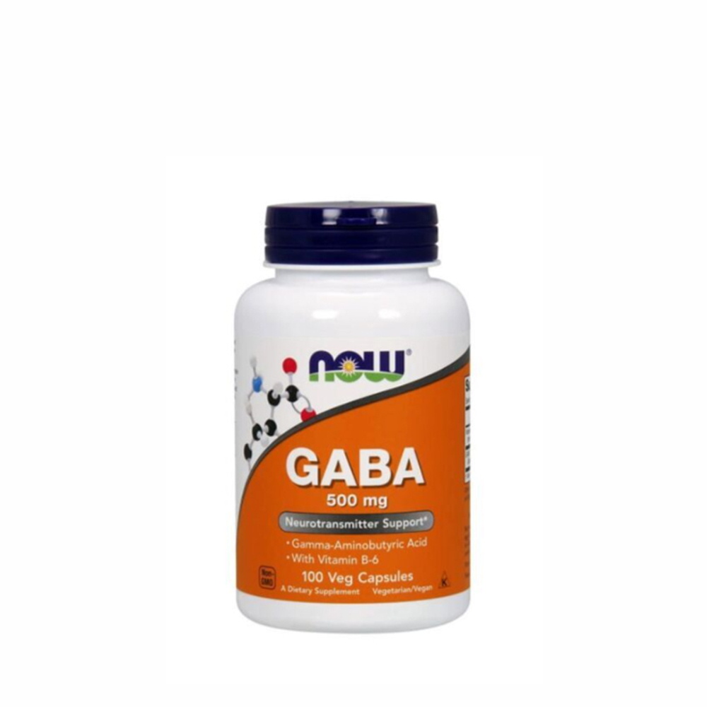 GABA 500 mg 100 капс (Now)